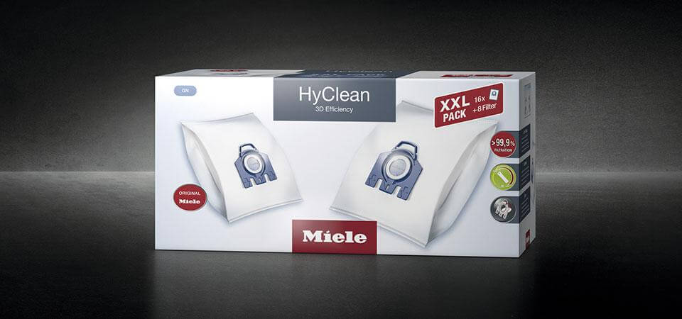 Комплект XXL мешков-пылесборников HyClean 3D